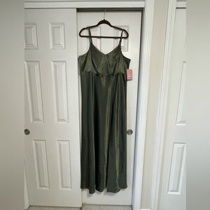 NWT Birdy Grey Olive Green Bridesmaid Dress